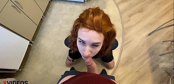  Fucked Big Ass of Red haired Girlfriend and Creampied her